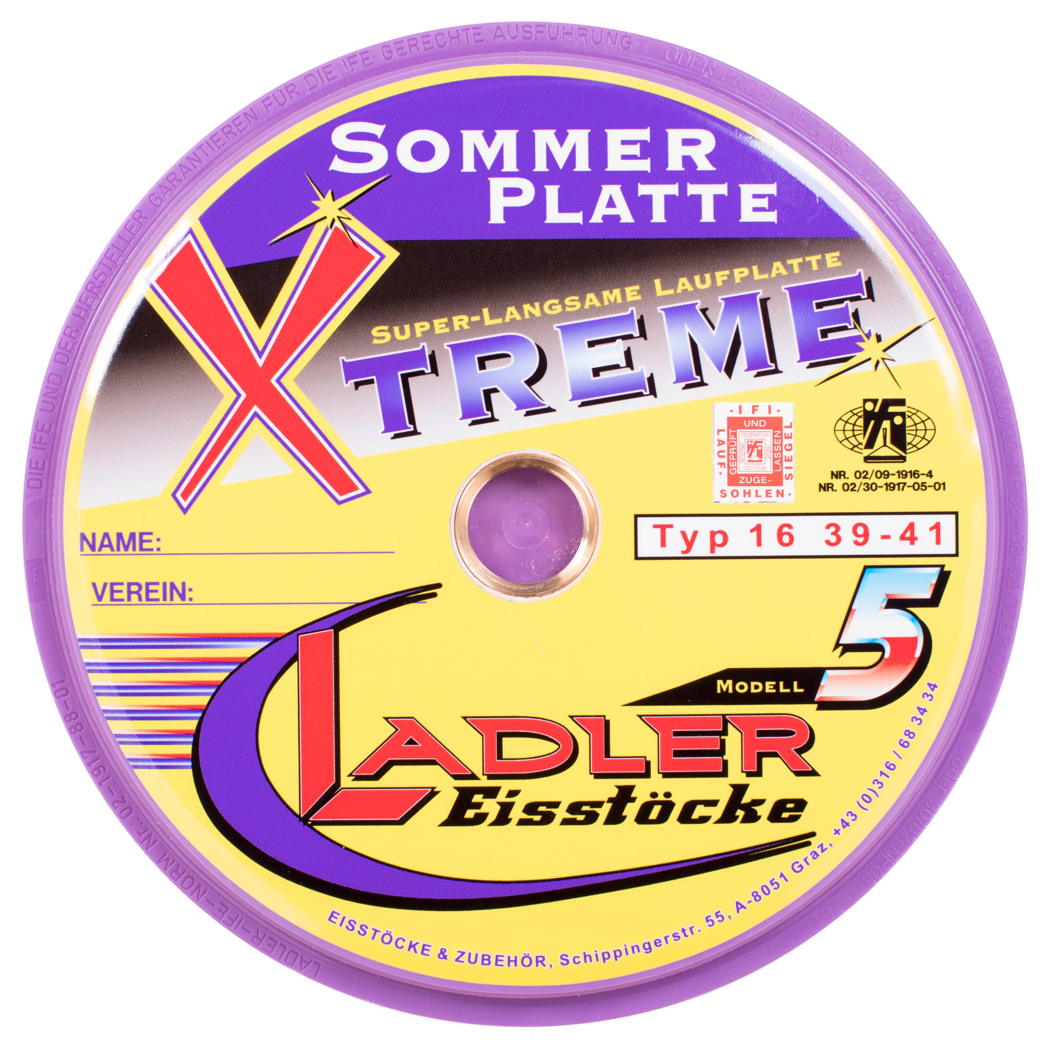 Ladler Modell 5 X Treme Typ 16 Lila Ladler Modell 5 X Treme Typ 16 Lila